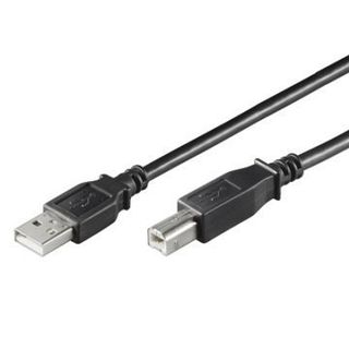 Ewent EW-UAB-018 cavo USB 1,8 m USB 2.0 USB B USB A Nero