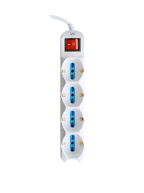 Ewent EW3929 prolunghe e multiple 1,5 m 16 presa(e) AC Interno Bianco