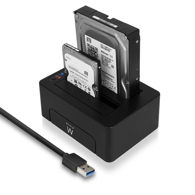 Ewent EW7014 docking station per unitÃ  di archiviazione USB 3.2 Gen 1 (3.1 Gen…