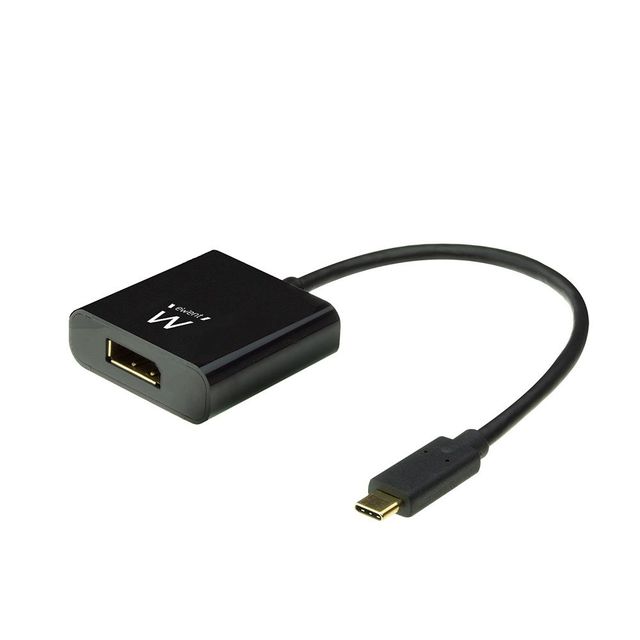 Ewent EW9825 cavo e adattatore video 0,15 m USB tipo-C DisplayPort Nero