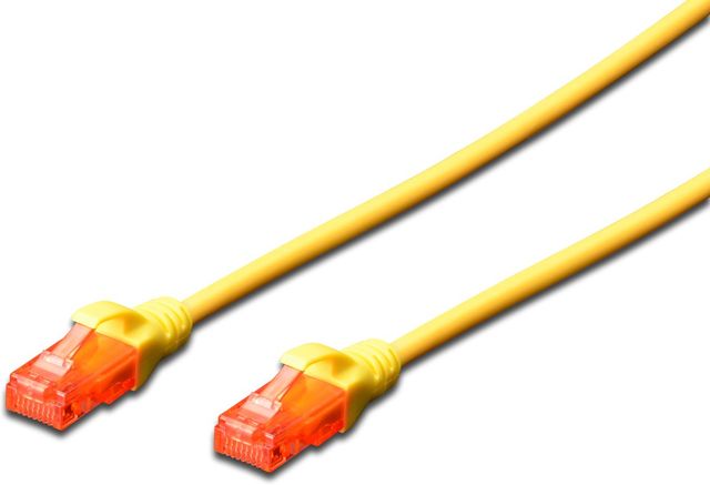 Ewent IM1005 cavo di rete Giallo 0,5 m Cat6 U/UTP (UTP)