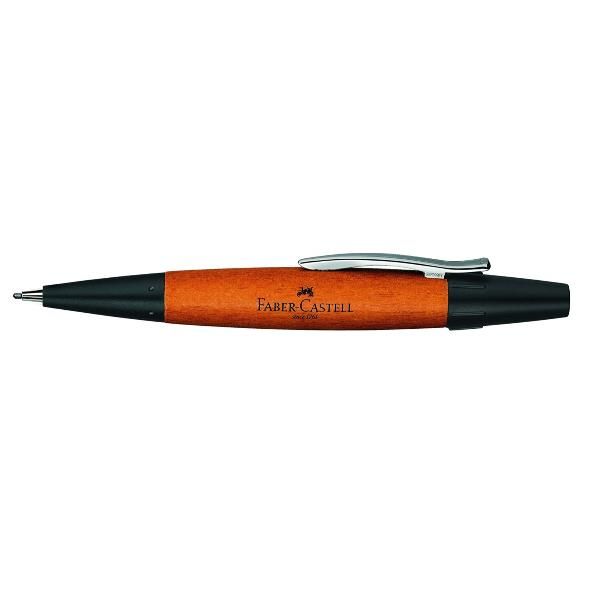 FABER CASTELL E-MOTION WOOD PORTAMINE 1.4 mm CON 1 MINA B COLORE MARRONE/NERO