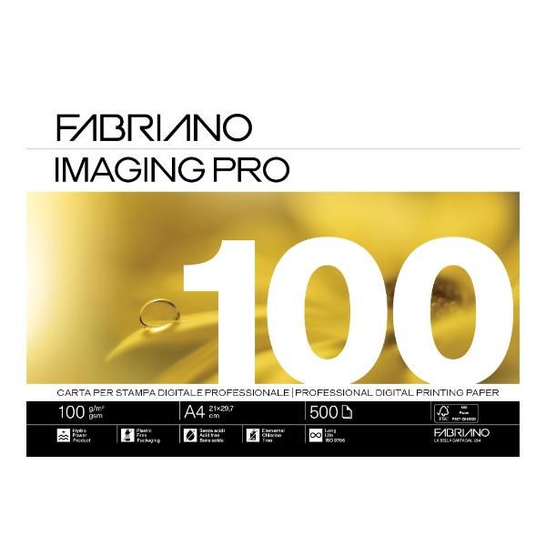 FABRIANO IMAGING PRO RISMA DA 500 FOGLI 100 GR 210X297 mm A4 BIANCO