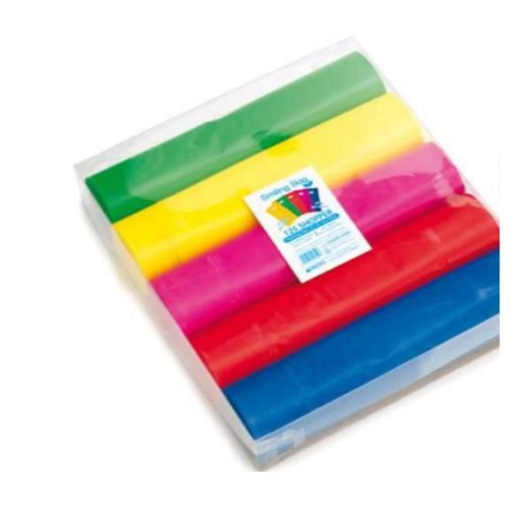 FAVORIT BUSTE CON MANICO IN PLASTICA 46X25 CM COLORI ASSORTITI CONF 125 Pz.