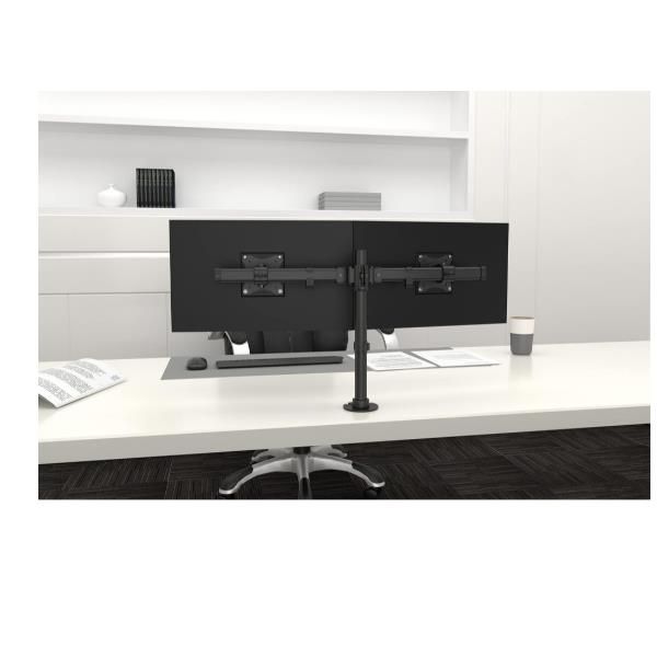 FELLOWES BRACCIO MONITOR FOCUS DUAL NERO