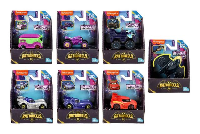 FICHER- PRICE - DC Batwheels Veicoli Singoli Diecast ass.to HML12