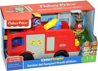 FICHER- PRICE - Little People Camion dei Pompieri FPV32