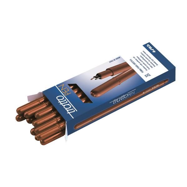 FILA TRATTO PEN PENNA PUNTA IN FIBRA 0.5 mm COLORE OCRA CONF. 12 Pz.