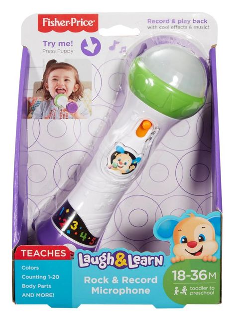 FISHER - PRICE - MICROFONO BABY ROCK FBP33