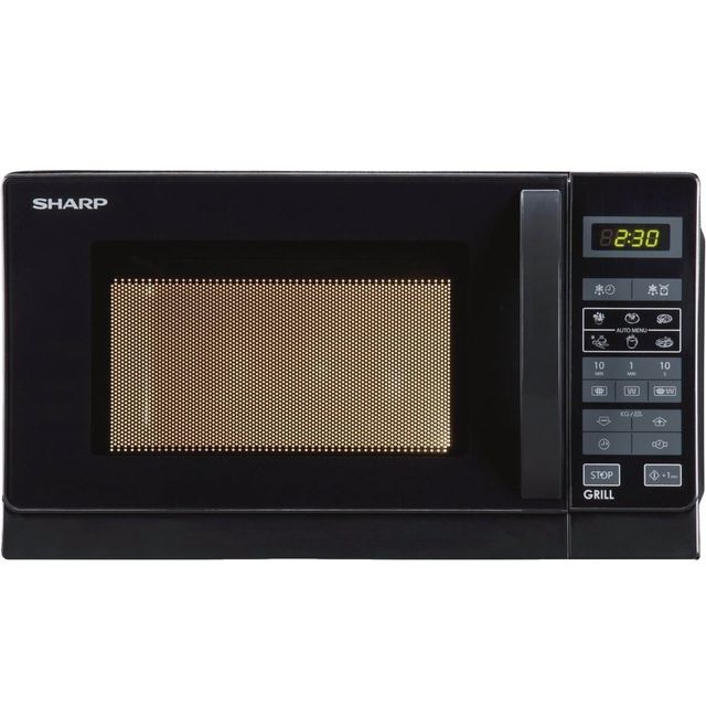 FORNO ELETTRICO MICROONDE R-642BKW 20LT. CON GRILL - NERO