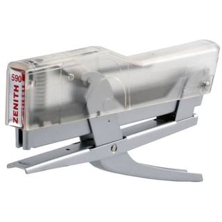 Cucitrice a pinza 590 colore trasparente/alluminio 1 scatola 1000 punti acciaio…