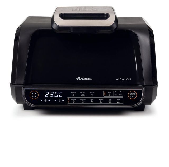 FRIGGITRICE AIRY FRYER GRILL 8L 2IN1 CON BISTECCHIERA ARI4635/00 NERO