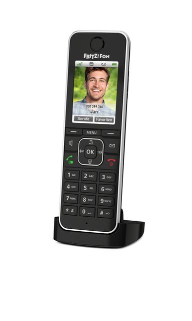 FRITZ!Fon 20002964 C6 Black Telefono DECT Identificatore di chiamata Nero