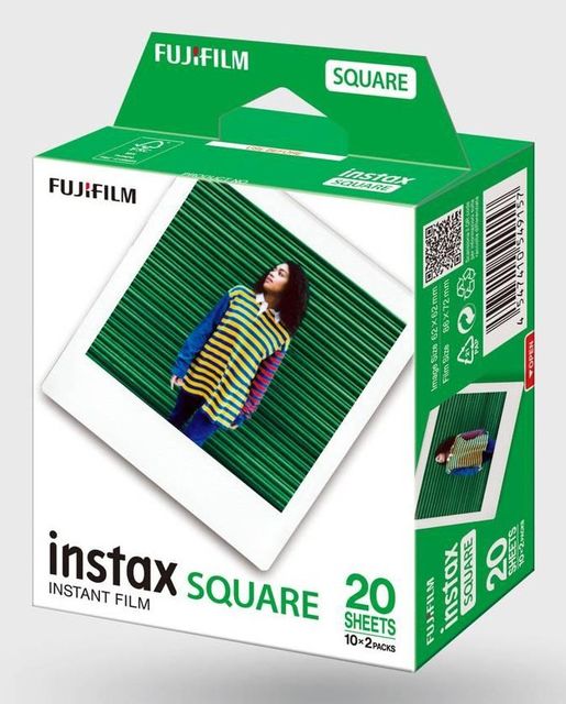 FUJIFILM INSTAX SQUARE - INSTANT FARBFILM - ISO 800 PACCO DOPPIO