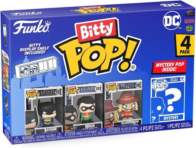 FUNKO BITTY POP VINYL FIGURE - DC COMICS - 71311 BATMAN (4PK)