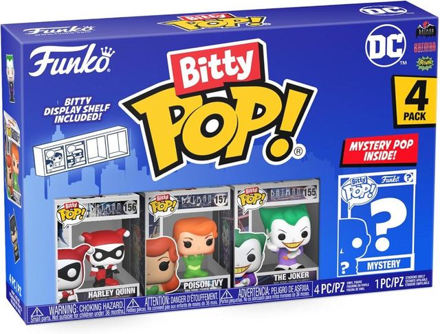 FUNKO BITTY POP VINYL FIGURE - DC COMICS - 71313 HARLEY QUINN (4PK)