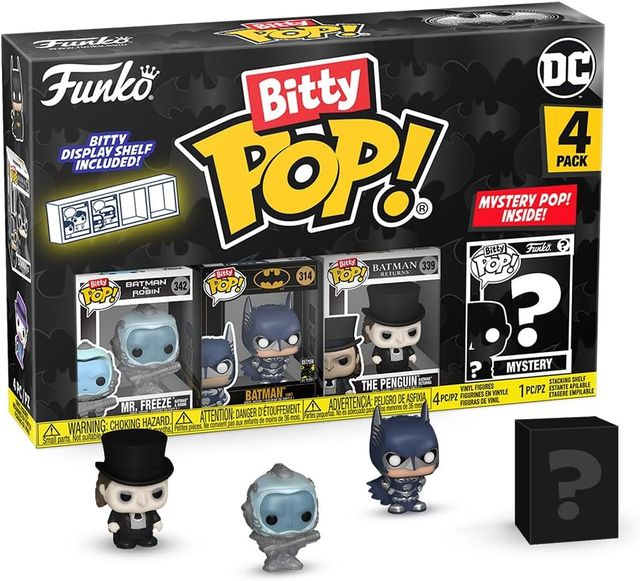 FUNKO BITTY POP VINYL FIGURE - BATMAN 85TH - 81129 FREEZE 4PK