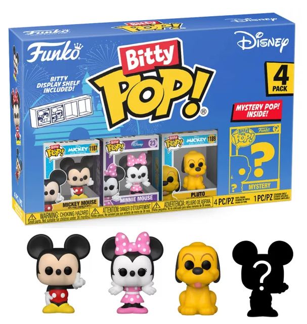 FUNKO BITTY POP VINYL FIGURE - DISNEY MICKEY MOUSE - 71319 MICKEY (4PK)