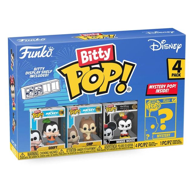 FUNKO BITTY POP VINYL FIGURE - DISNEY MICKEY MOUSE - 71322 GOOFY (4PK)