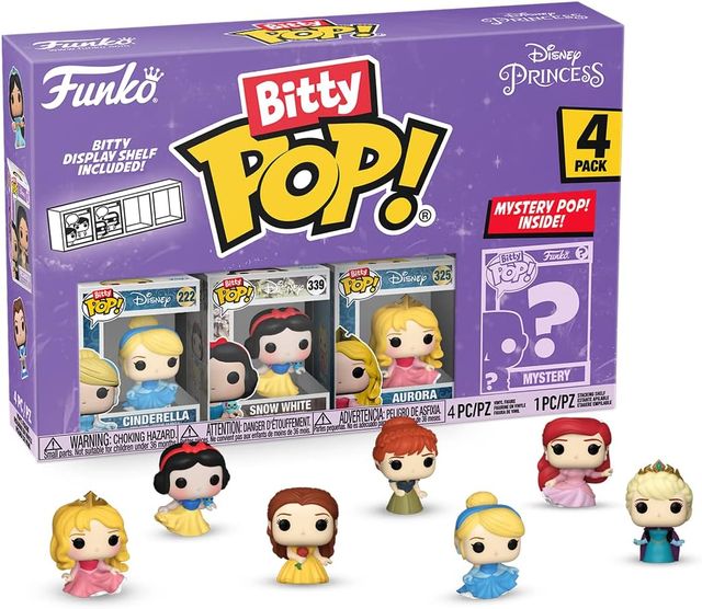FUNKO BITTY POP VINYL FIGURE - DISNEY: PRINCESS - 73029 CINDERELLA (4PK)