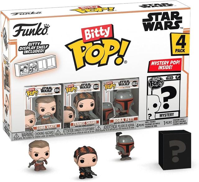 FUNKO BITTY POP VINYL FIGURE - STAR WARS MANDALORIAN - 75453 COBB VANTH (4PK)