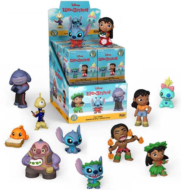 FUNKO POP 55816 DISNEY: LILO & STITCH - MYSTERY MINI BLIND BOX - DISPLAY 12 PZ