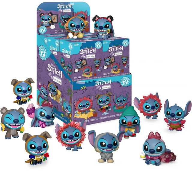 FUNKO POP 76081 DISNEY: STITCH COSTUME - MYSTERY MINI BLIND BOX - DISPLAY 12 PZ