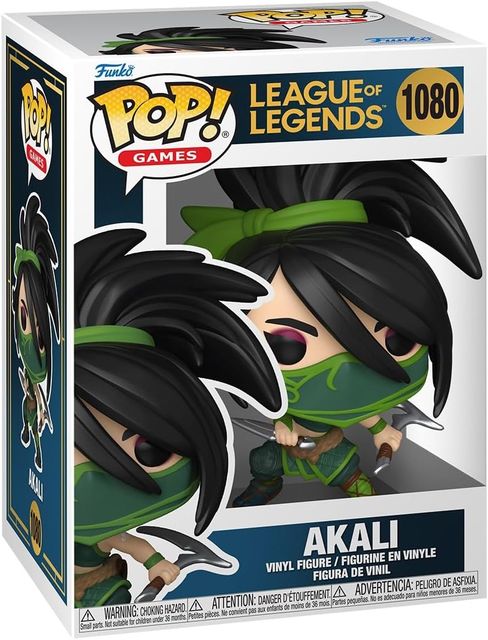 FUNKO POP ARCANE: LEAGUE OF LEGENDS - VINYL FIGURE 1080 AKALI 9CM