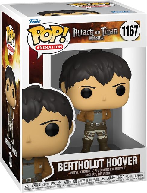 FUNKO POP ATTACK ON TITAN - VINYL FIGURE 1167 BERTHOLDT HOOVER 9CM