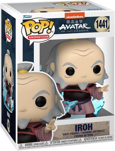 FUNKO POP AVATAR: THE LAST AIRBENDER - VINYL FIGURE 1441 IROH W/ LIGHTNING 9CM