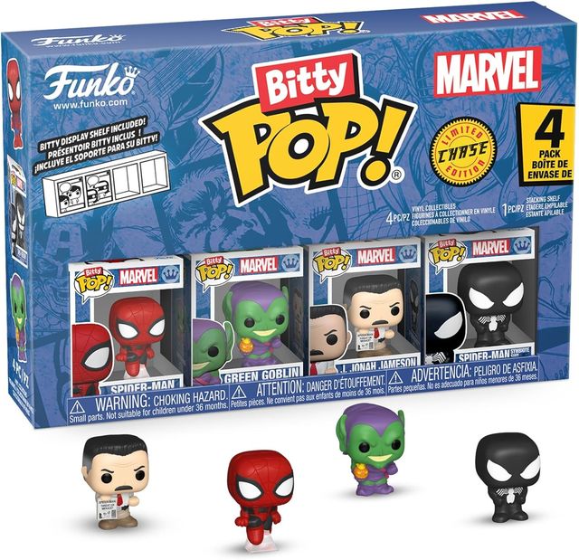 FUNKO POP BITTY POP MARVEL: SPIDER-MAN - VINYL FIGURE 85701 SPIDER-MAN (4PK)