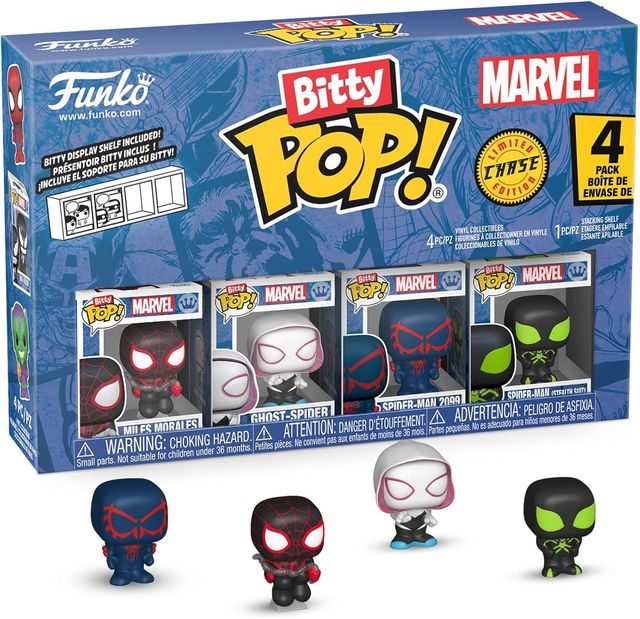 FUNKO POP BITTY POP MARVEL: SPIDER-MAN - VINYL FIGURE 85702 MILES MORALES (4PK)