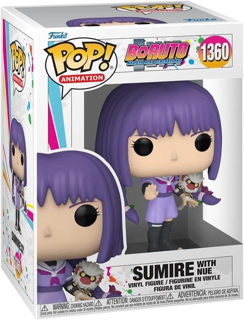 FUNKO POP BORUTO: NARUTO NEXT GENERATION - VINYL FIGURE 1360 SUMIRE W/NUE 9CM