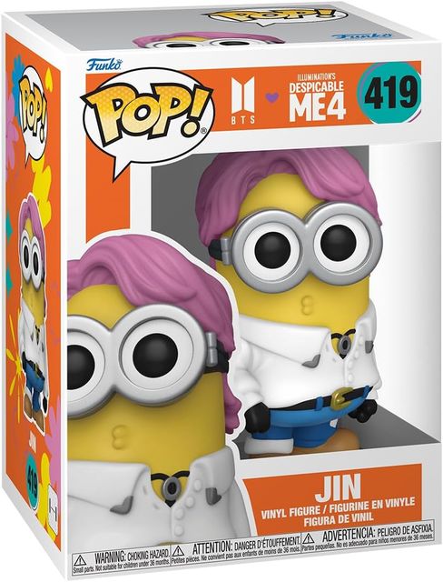FUNKO POP CATTIVISSIMO ME X BTS - VINYL FIGURE 419 JIN 9CM