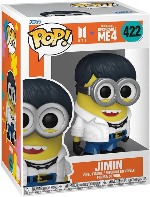 FUNKO POP CATTIVISSIMO ME X BTS - VINYL FIGURE 422 JIMIN 9CM