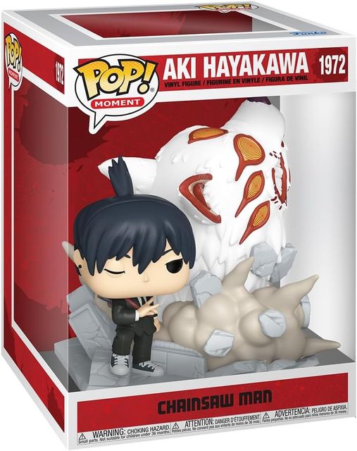 FUNKO POP CHAINSAW MAN - MOVIE MOMENT VINYL FIGURE 1972 AKI (FOX DEVIL) 15CM