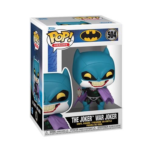 FUNKO POP DC COMICS : BATMAN WAR ZONE - VINYL FIGURE 504 JOKER 9CM