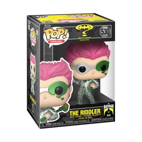 FUNKO POP DC COMICS: BATMAN FOREVER - VINYL FIGURE 530 THE RIDDLER (MT) 9CM