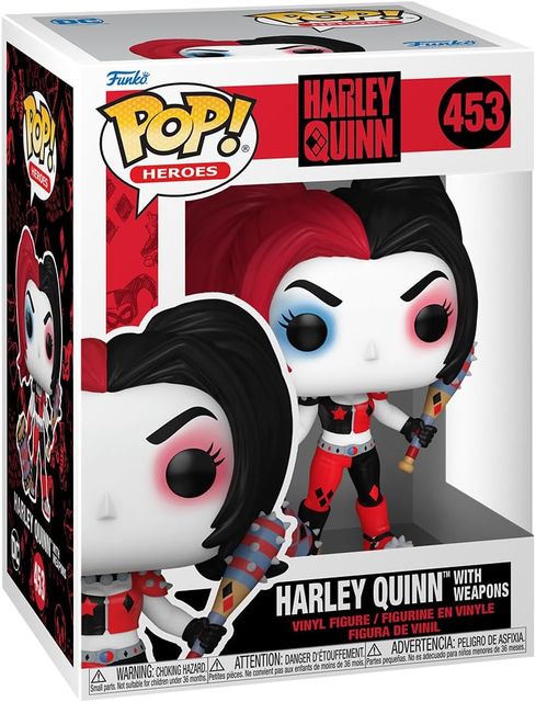 FUNKO POP DC COMICS: HARLEY QUINN TAKEOVER - VINYL FIGURE 453 HARLEY W/WEAPONS …