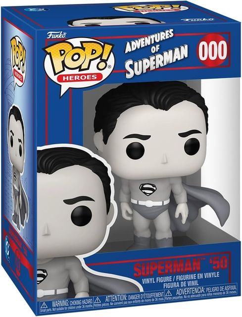 FUNKO POP DC COMICS: SHIELD THROUGH THE AGES - VINYL FIGURE 000 SUPERMAN '50 9CM