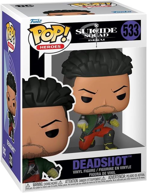 FUNKO POP DC COMICS: SUICIDE SQUAD ISEKAI - VINYL FIGURE 533 DEADSHOT 9CM