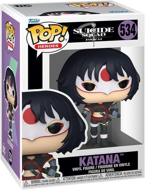 FUNKO POP DC COMICS: SUICIDE SQUAD ISEKAI - VINYL FIGURE 534 KATANA 9CM