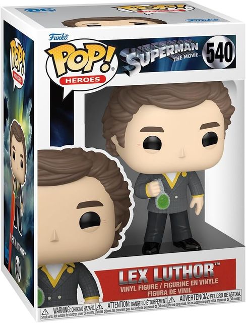FUNKO POP DC COMICS: SUPERMAN (1978) - VINYL FIGURE 540 LUTHOR 9CM COC