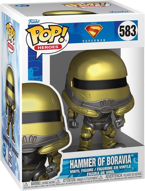 FUNKO POP DC COMICS: SUPERMAN (1978) - VINYL FIGURE 583 HAMMER OF BORAVIA 9CM C…