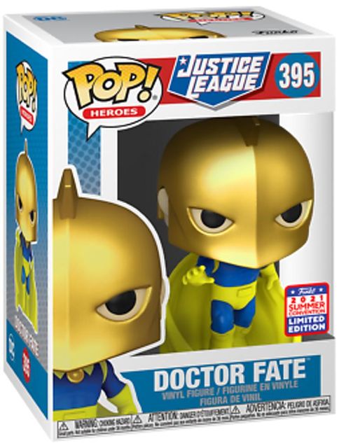 FUNKO POP DC JUSTICE LEAGUE - VINYL FIGURE 395 DOCTOR FATE 9CM*