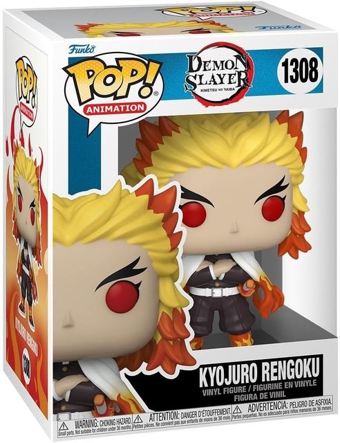 FUNKO POP DEMON SLAYER S1 - VINYL FIGURE 1308 KYOJURO RENGOKU 9CM