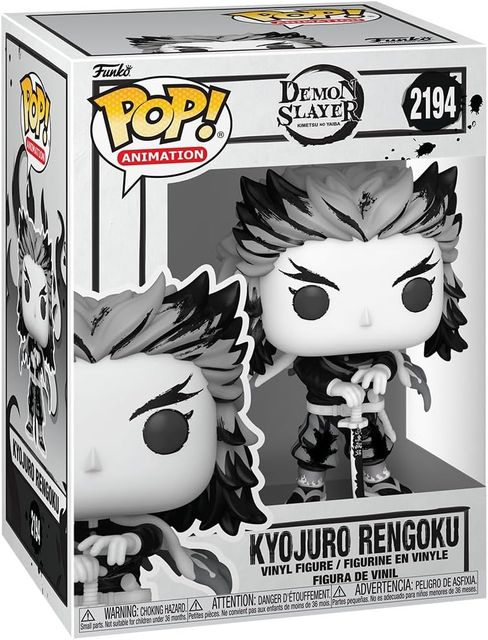 FUNKO POP DEMON SLAYER S3 - VINYL FIGURE 2194 KYOJURO RENGOKU (SUMI-INK) 9CM