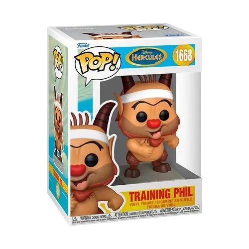 FUNKO POP DISNEY - HERCULES 25TH ANNIVERSARY - VINYL FIGURE 1668 TRAINING PHIL …