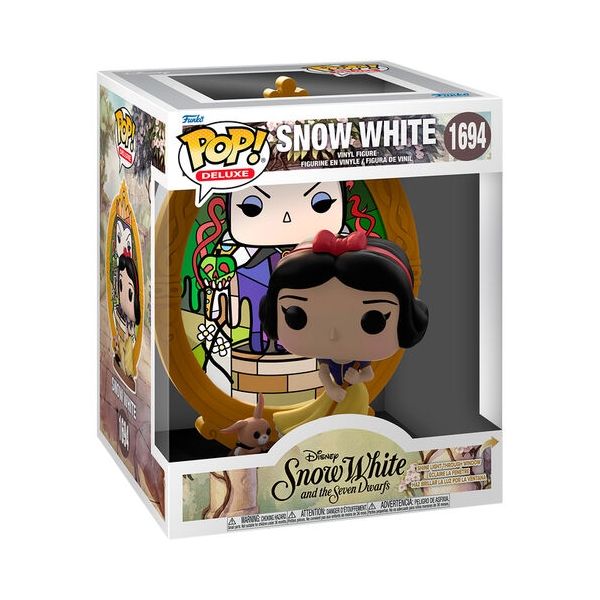 FUNKO POP DISNEY PRINCESS - STAINED GLASS S1 - VINYL FIGURE DELUXE 1694 SNOW WH…
