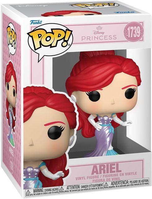 FUNKO POP DISNEY PRINCESS :GRAND ENTRANCES - VINYL FIGURE 1739 ARIEL 9CM 90306